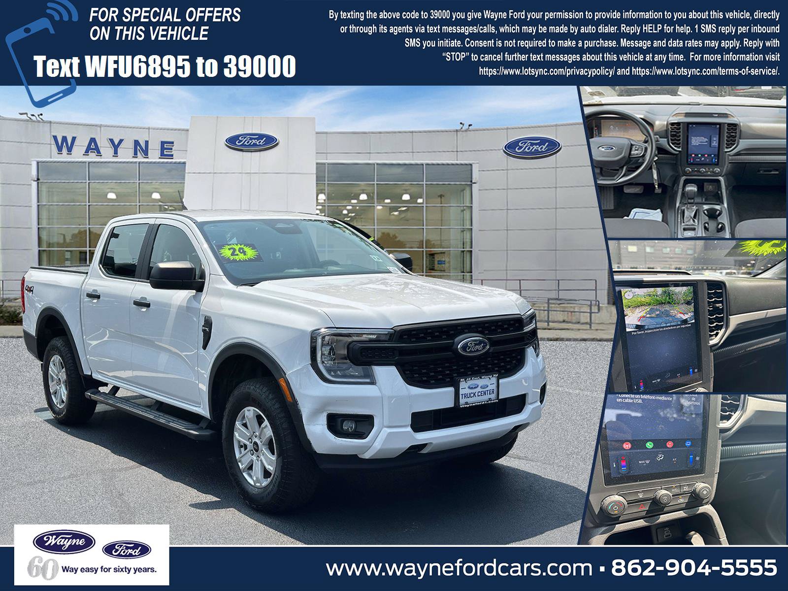 Certified 2024 Ford Ranger XL w/ Trailer Tow Package