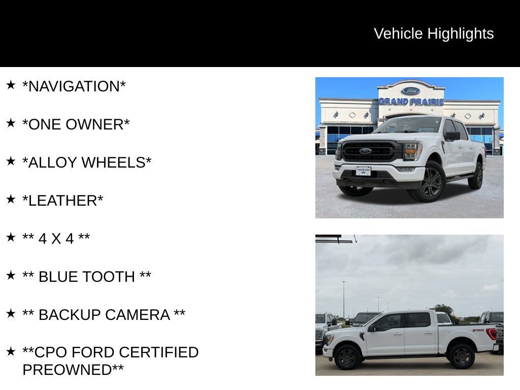 Certified 2023 Ford F150 XLT w/ Equipment Group 302A High image 7