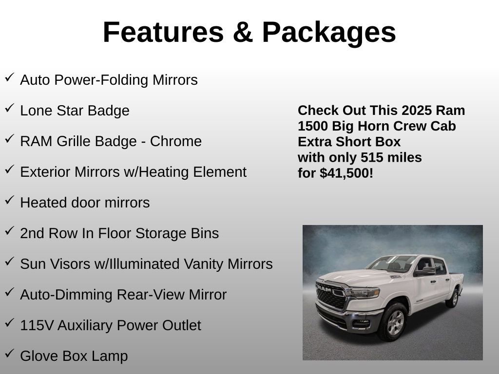 Used 2025 RAM 1500 Big Horn AWD/4WD image 17