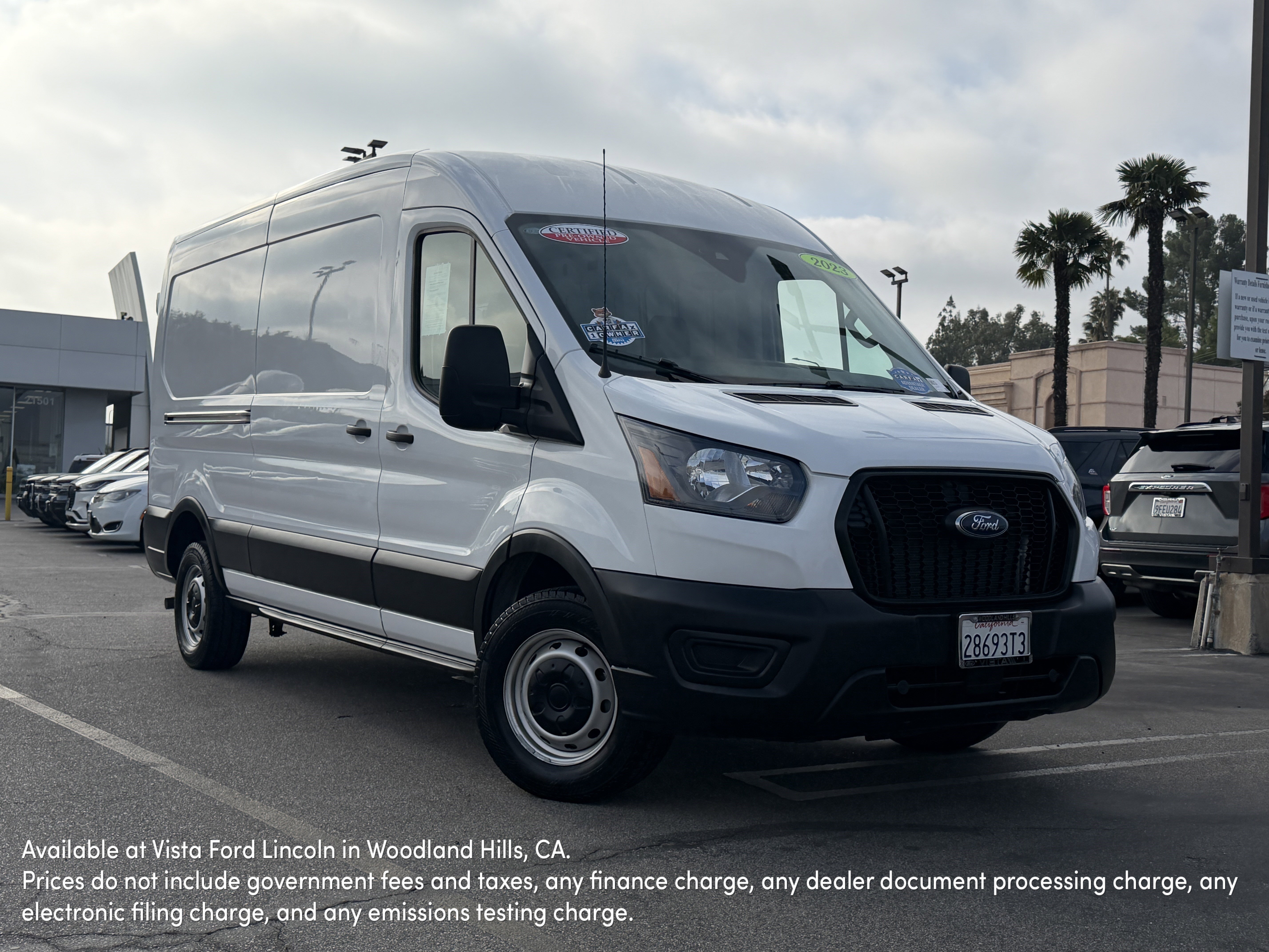 Certified 2023 Ford Transit 250 Medium Roof