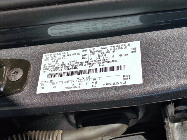 Certified 2025 Ford F150 XLT w/ Equipment Group 301A Standard AWD/4WD image 35