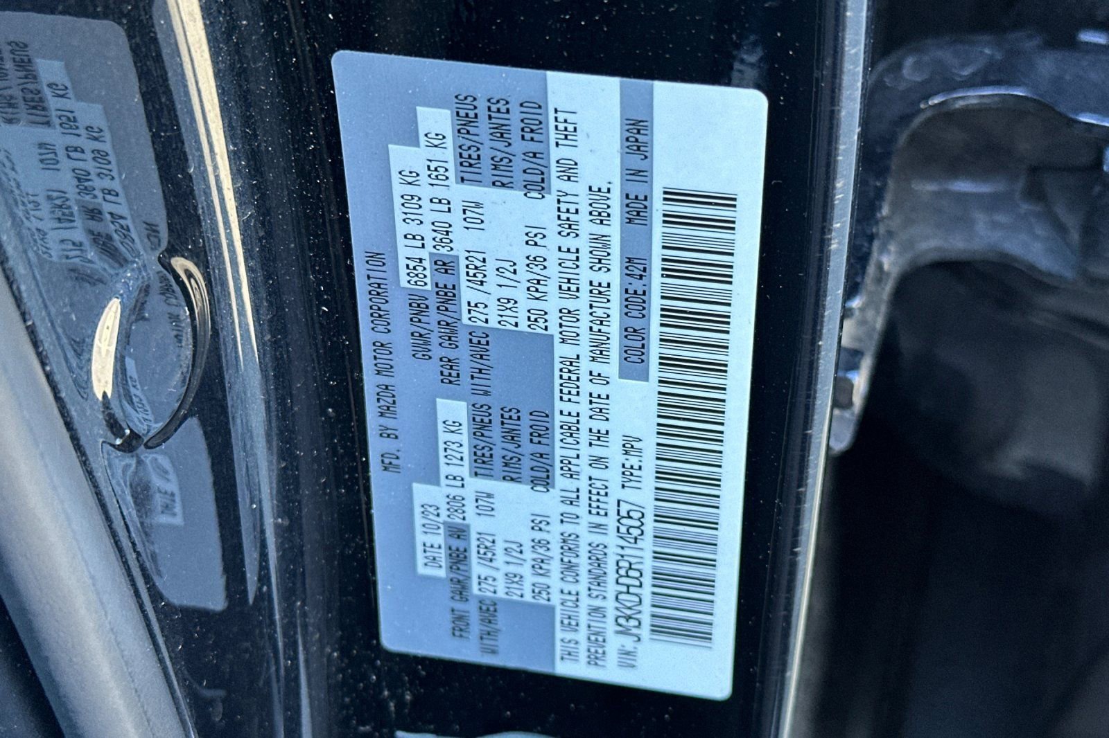 Used 2024 MAZDA CX-90 3.3 Turbo w/ Premium Package image 25