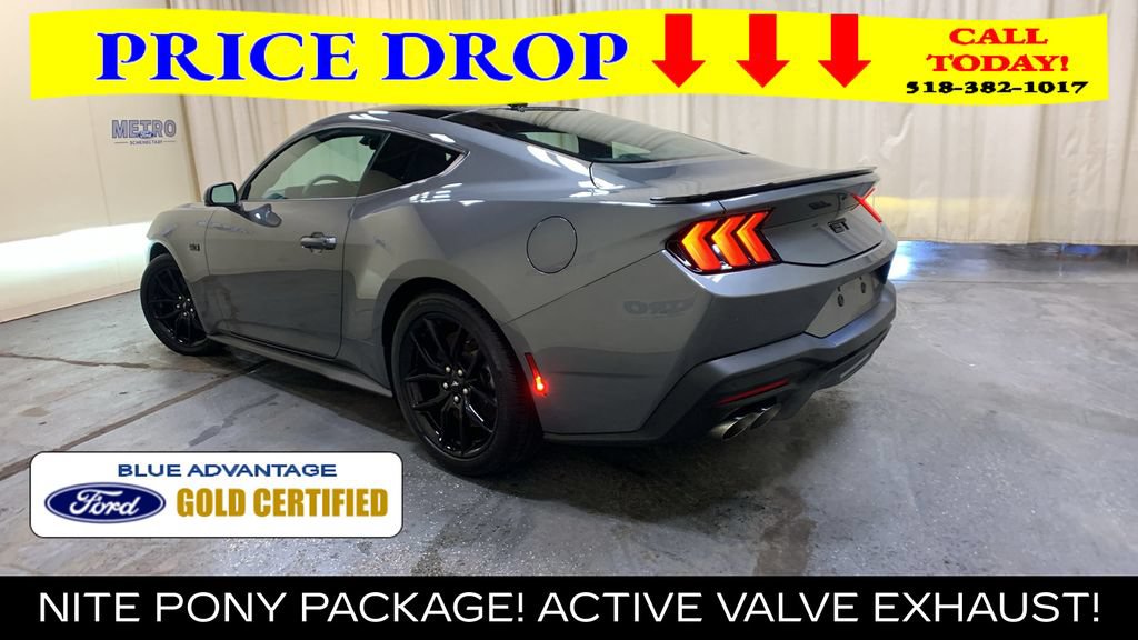 Certified 2025 Ford Mustang GT Premium w/ Mustang Nite Pony Package RWD image 5