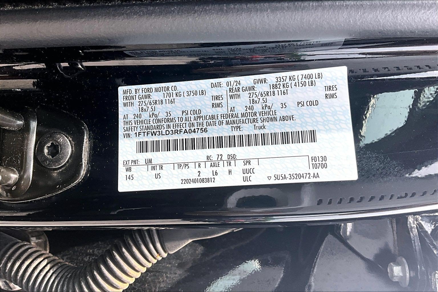 Certified 2024 Ford F150 XLT w/ Mobile Office Package AWD/4WD image 36