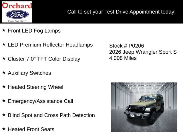 Used 2026 Jeep Wrangler Sport AWD/4WD image 31