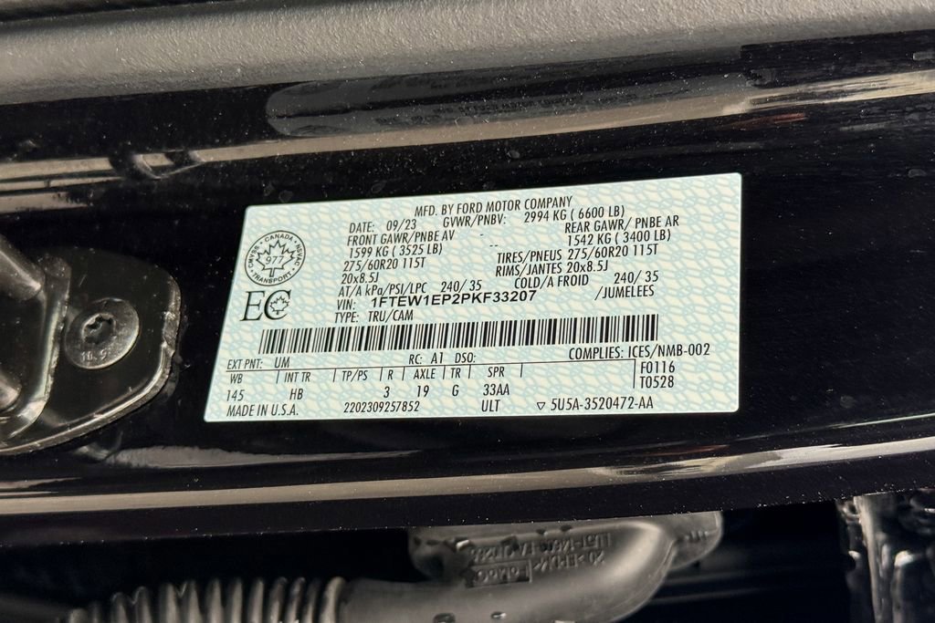 Certified 2023 Ford F150 Lariat w/ Equipment Group 502A High image 28