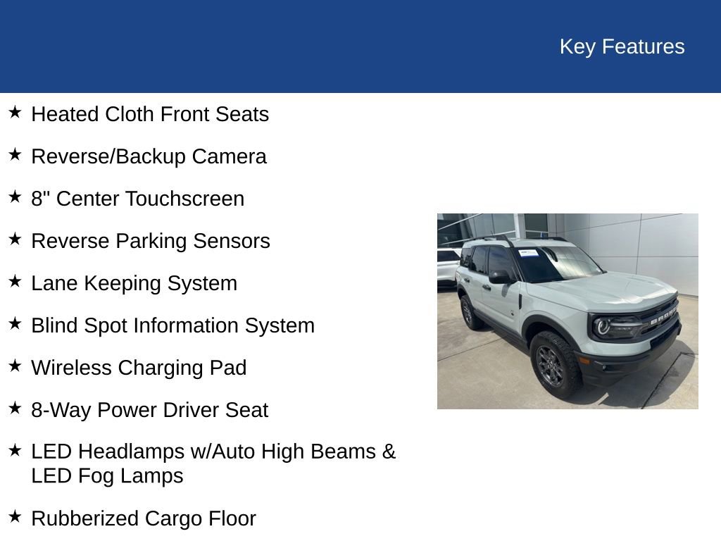 Certified 2022 Ford Bronco Sport Big Bend w/ Convenience Package image 36