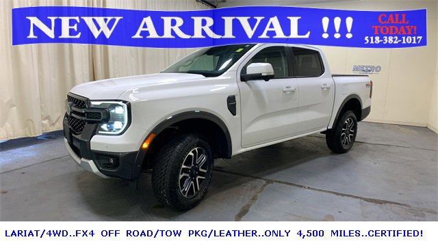 Certified 2024 Ford Ranger Lariat w/ FX4 Off-Road Package