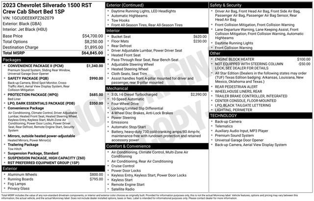 Used 2023 Chevrolet Silverado 1500 RST w/ Convenience Package II image 13