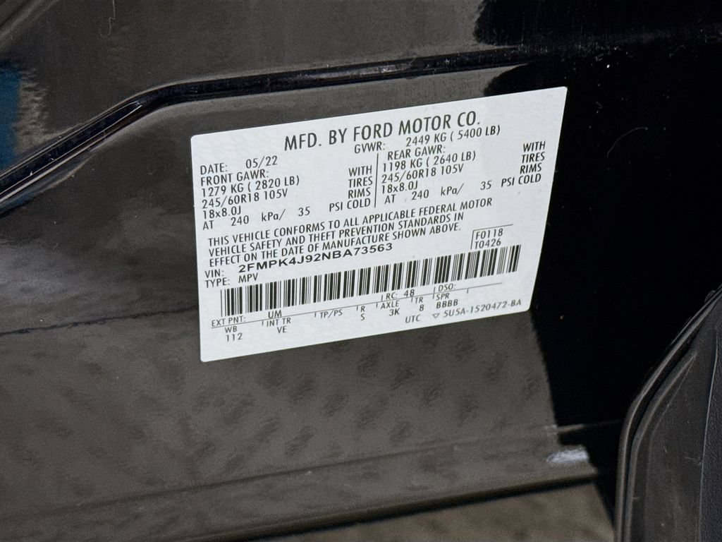 Certified 2022 Ford Edge SEL AWD/4WD image 31
