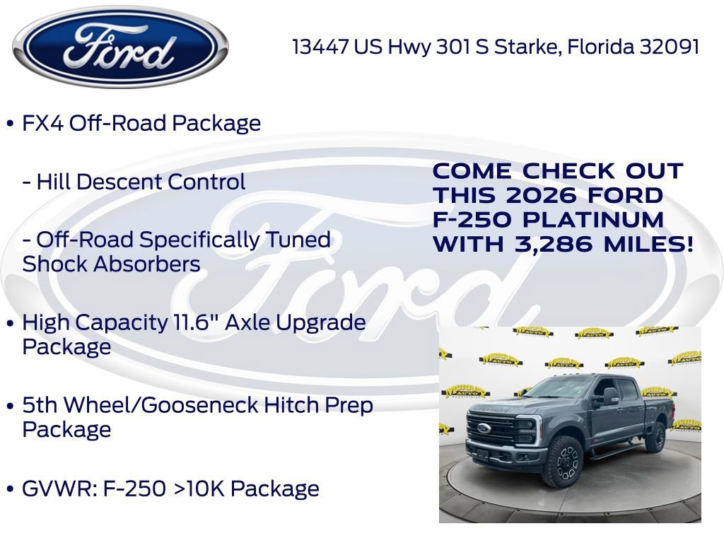 Certified 2026 Ford F250 Platinum AWD/4WD image 22