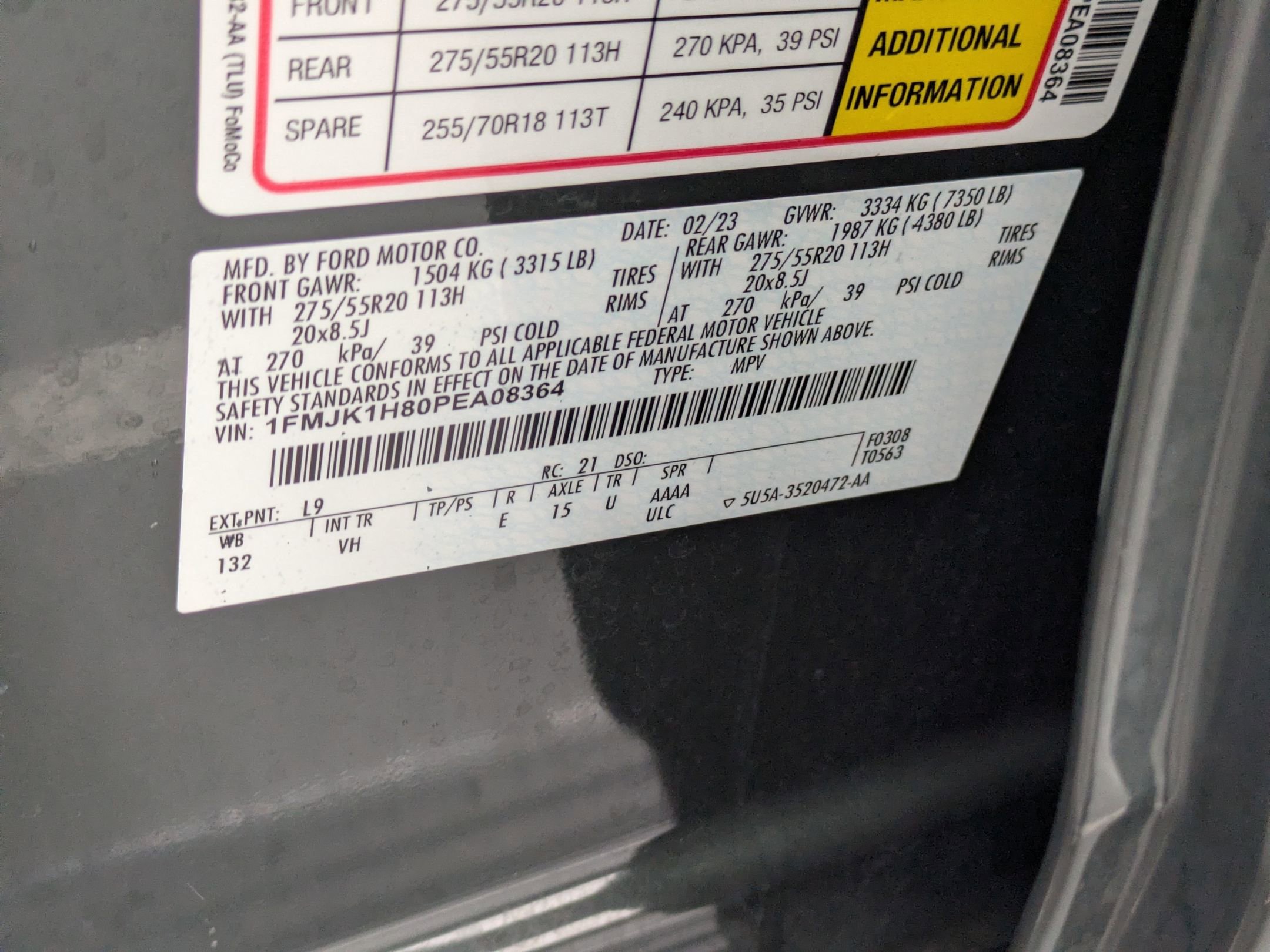 Certified 2023 Ford Expedition Max XLT image 43