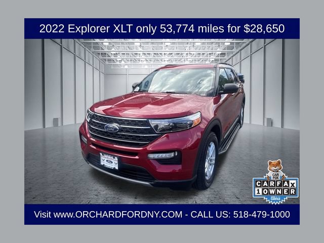 Certified 2022 Ford Explorer XLT w/ Equipment Group 202A