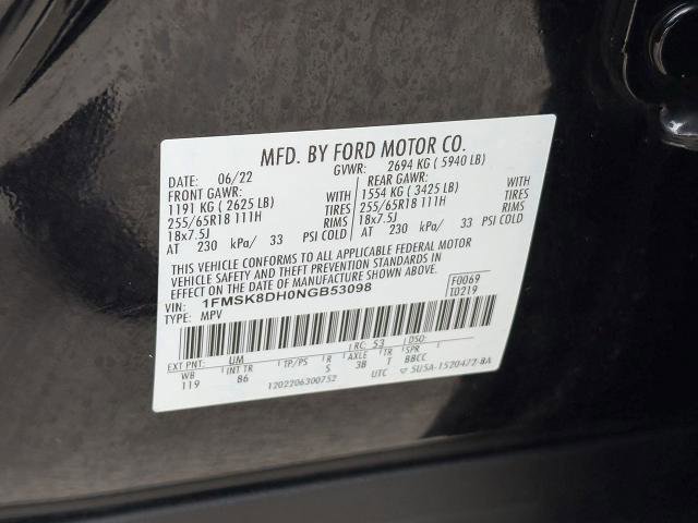 Certified 2022 Ford Explorer XLT image 31