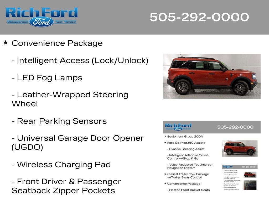 Certified 2022 Ford Bronco Sport Big Bend w/ Convenience Package AWD/4WD image 22