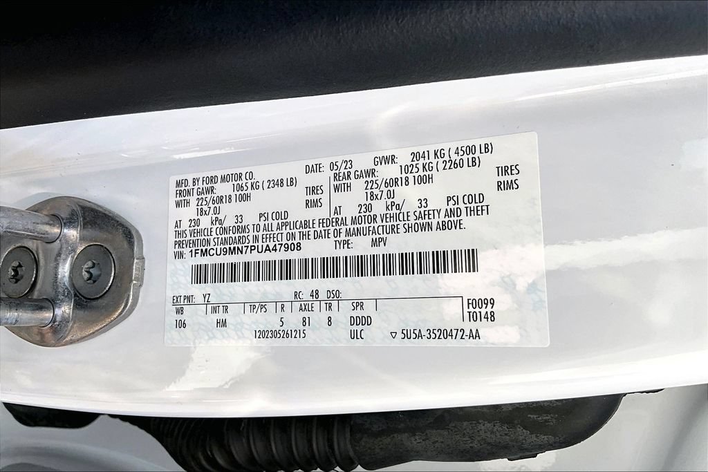 Certified 2023 Ford Escape ST-Line w/ Tech Pack #1 AWD/4WD image 35