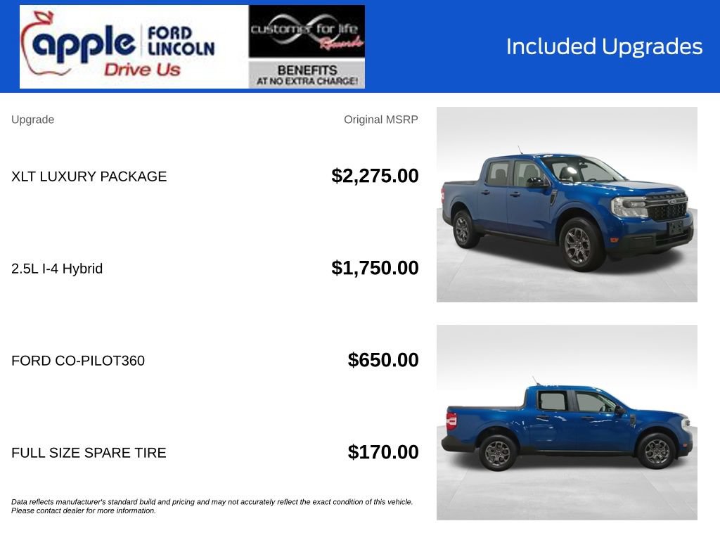 Certified 2024 Ford Maverick XLT w/ XLT Luxury Package FWD image 4