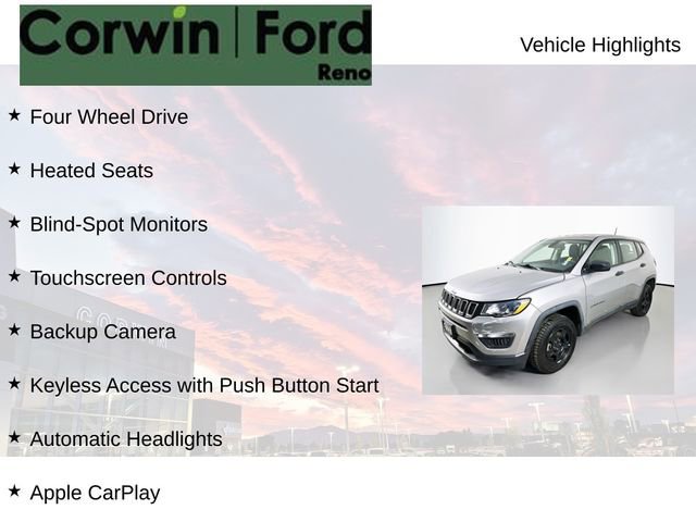 Used 2020 Jeep Compass Sport image 2