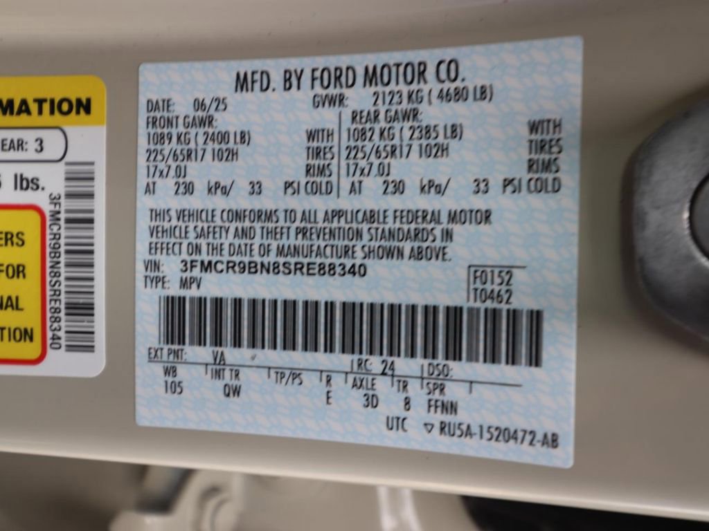 Certified 2025 Ford Bronco Sport Big Bend w/ Convenience Package image 25