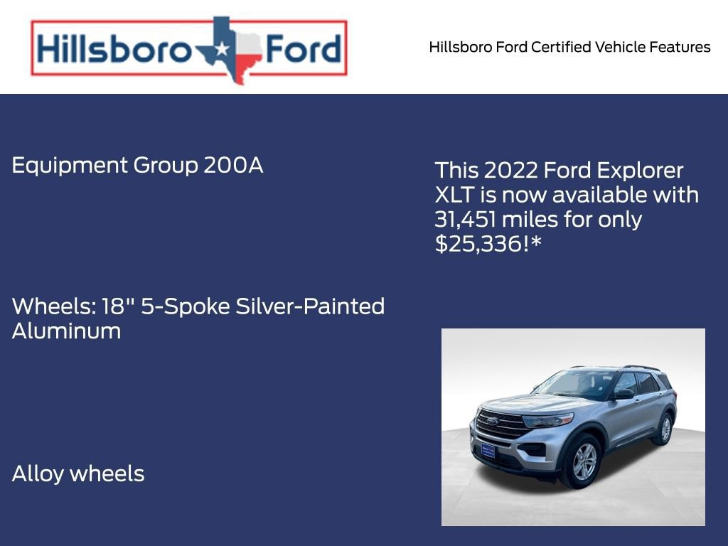 Certified 2022 Ford Explorer XLT image 8