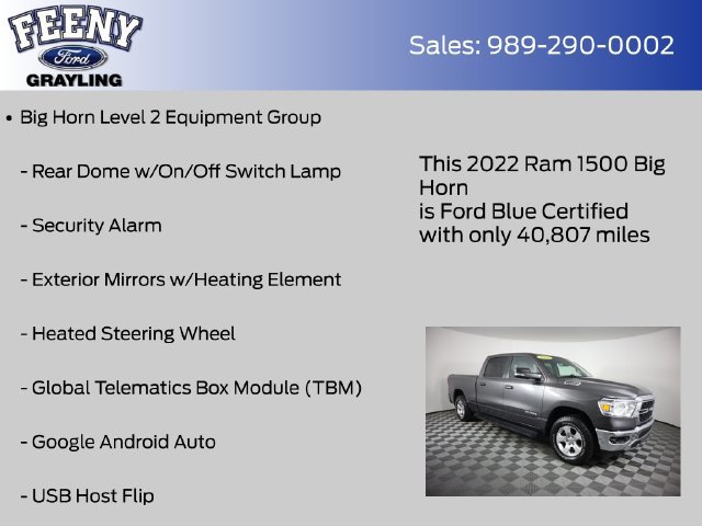 Used 2022 RAM 1500 Big Horn AWD/4WD image 24