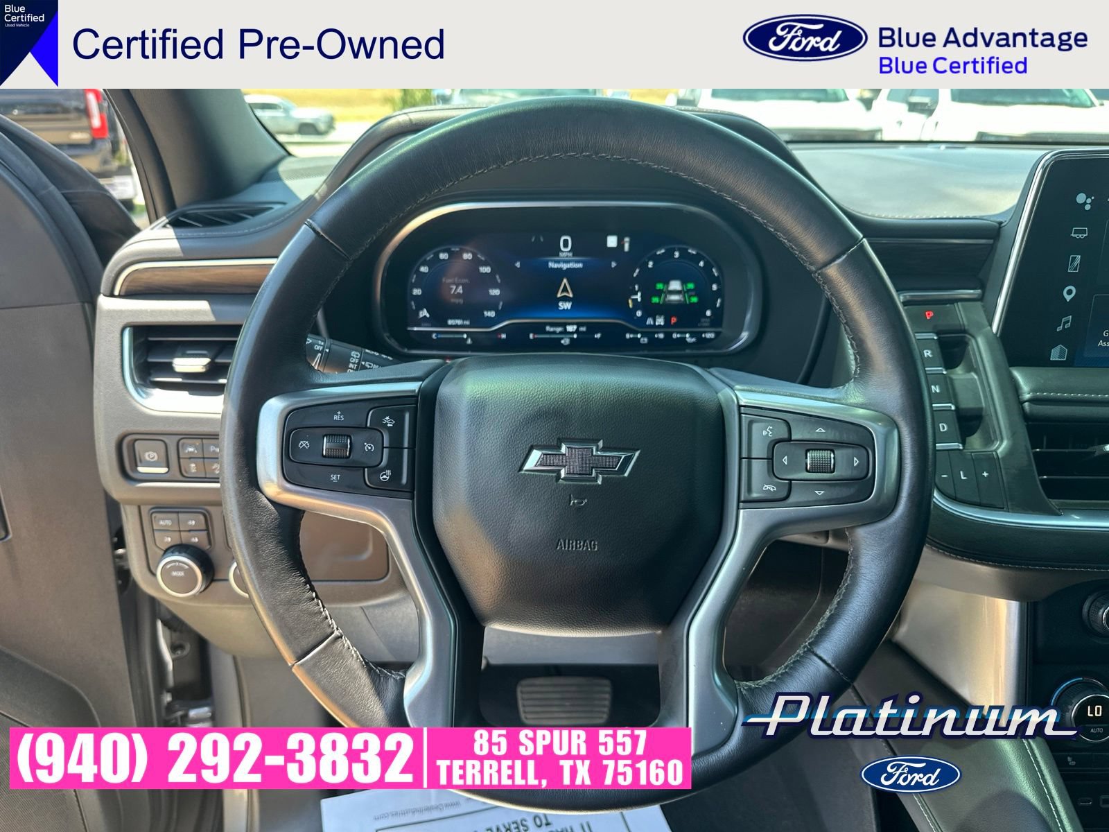 Used 2022 Chevrolet Tahoe Z71 w/ Luxury Package AWD/4WD image 19