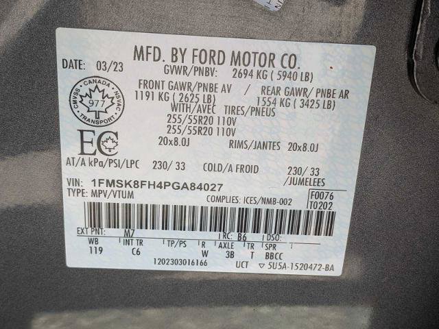 Certified 2023 Ford Explorer Limited AWD/4WD image 31