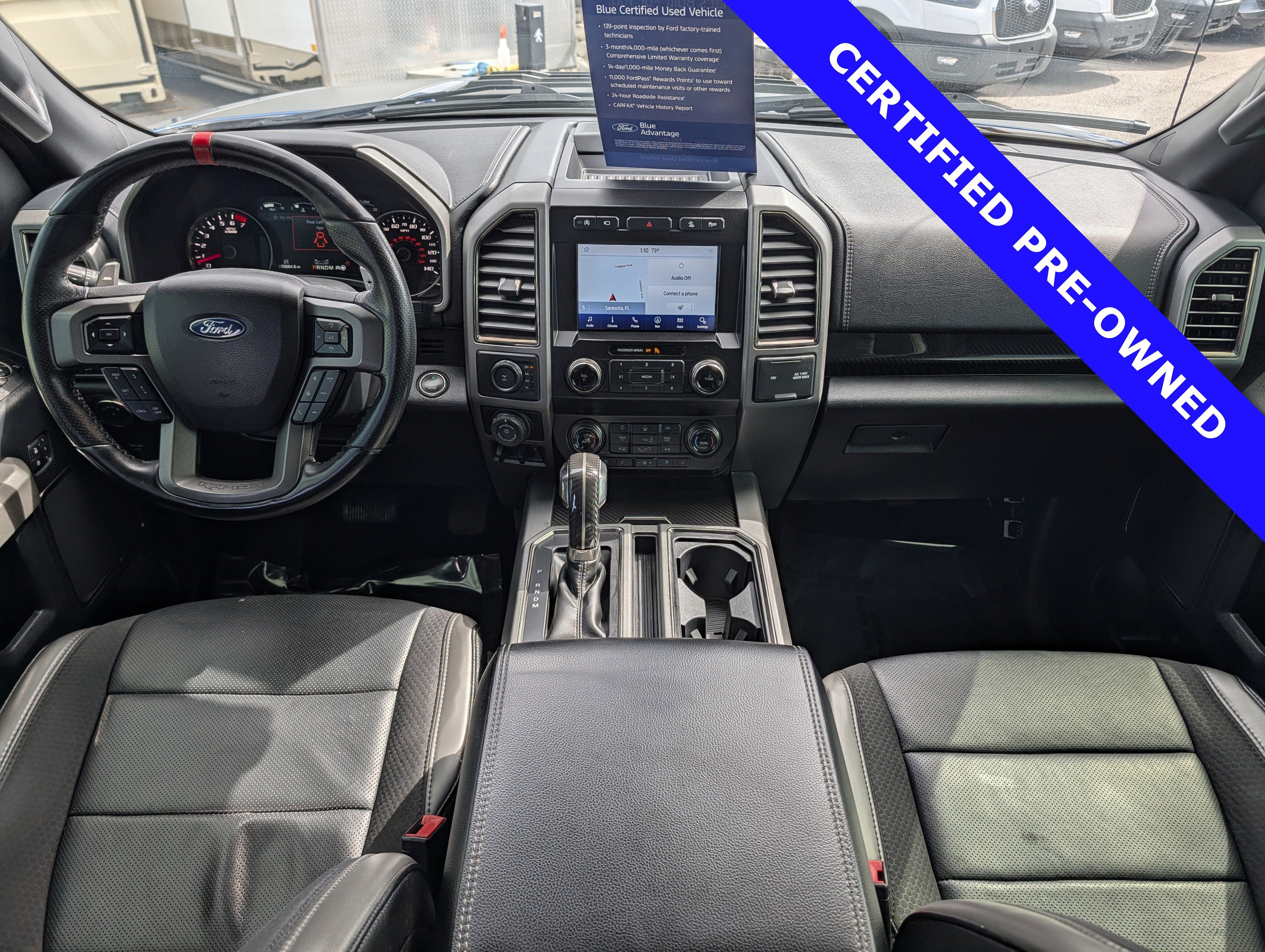 Certified 2020 Ford F150 Raptor w/ Equipment Group 802A Luxury image 19