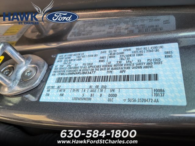 Certified 2024 Ford Escape ST-Line w/ Tech Pack #1 AWD/4WD image 25