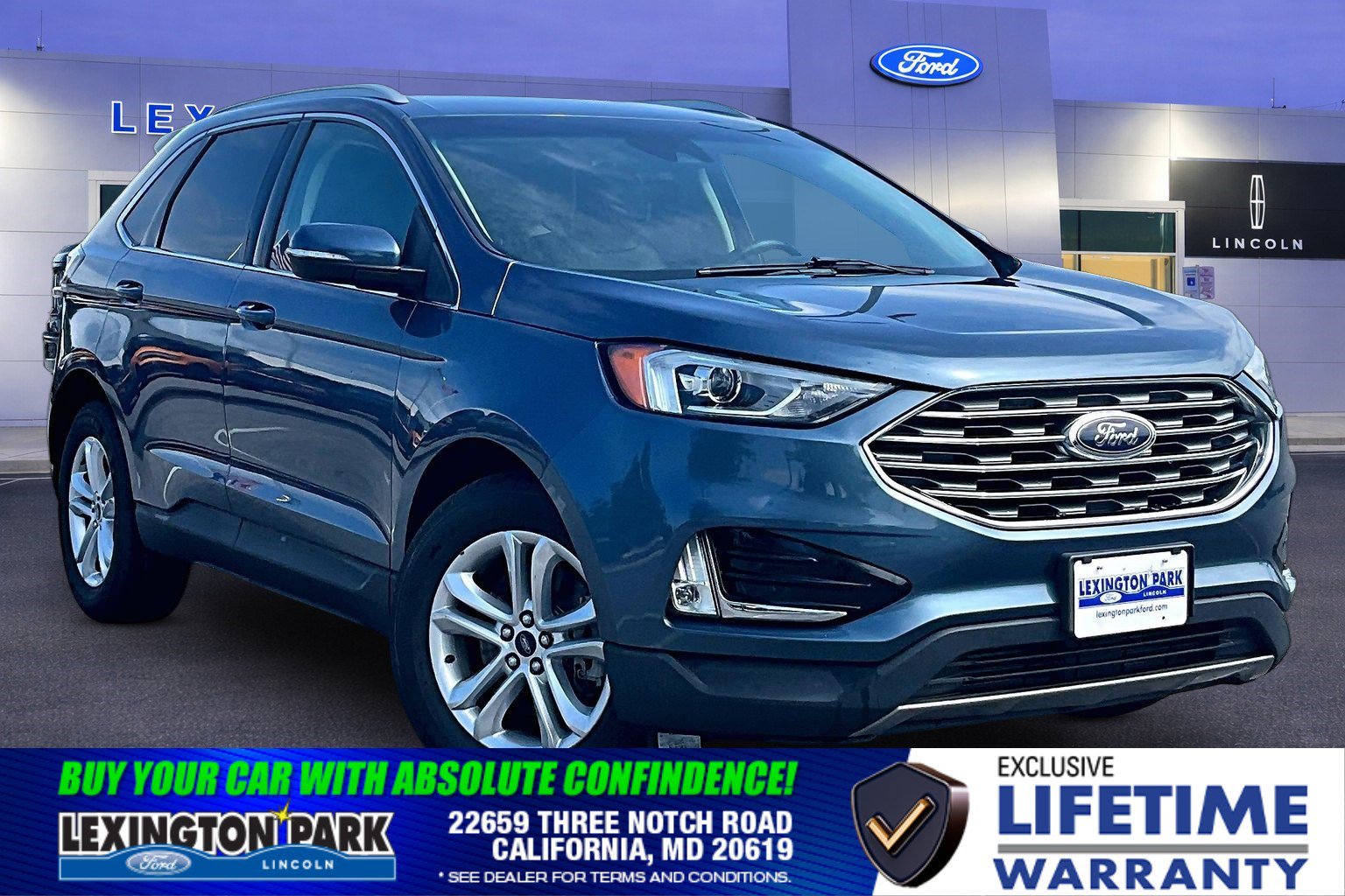 Certified 2019 Ford Edge SEL w/ Equipment Group 201A AWD/4WD image 1