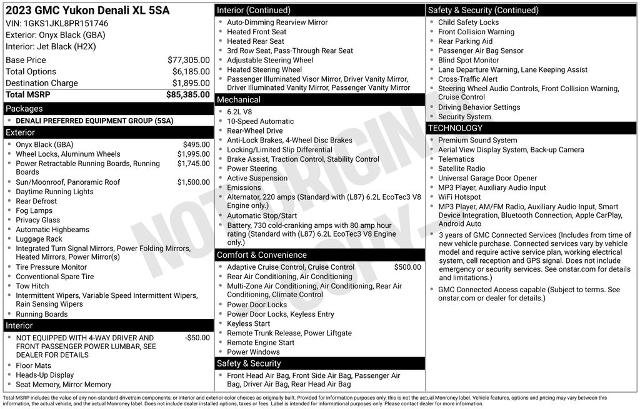 Used 2023 GMC Yukon XL Denali RWD image 6