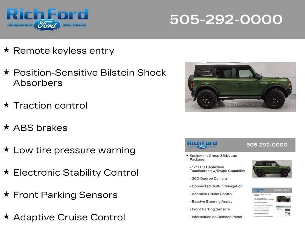 Certified 2023 Ford Bronco Wildtrak AWD/4WD image 87