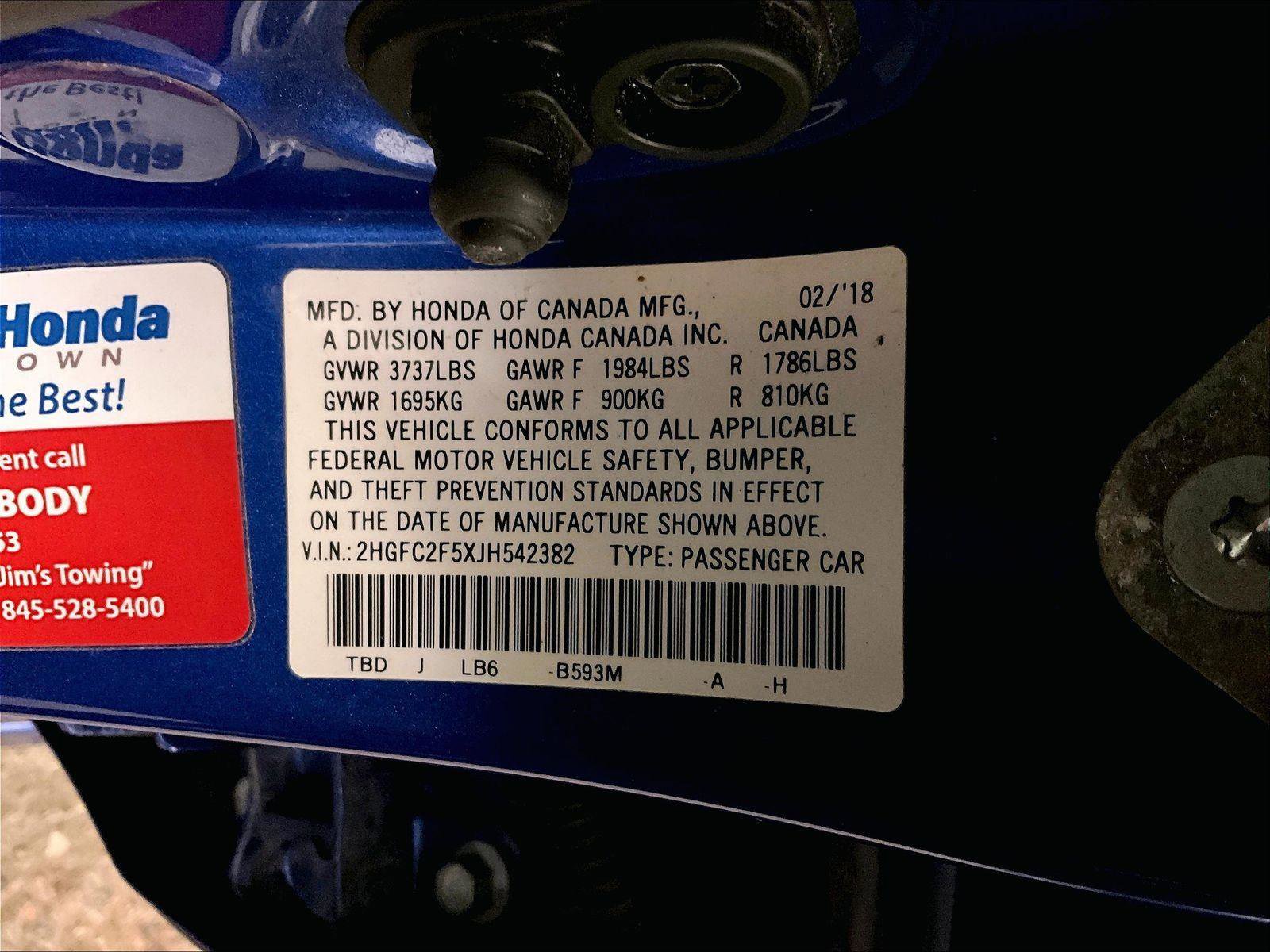Used 2018 Honda Civic LX image 32