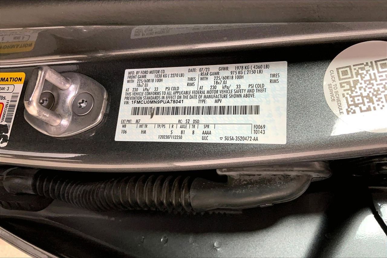 Certified 2023 Ford Escape ST-Line w/ Tech Pack #1 FWD image 33