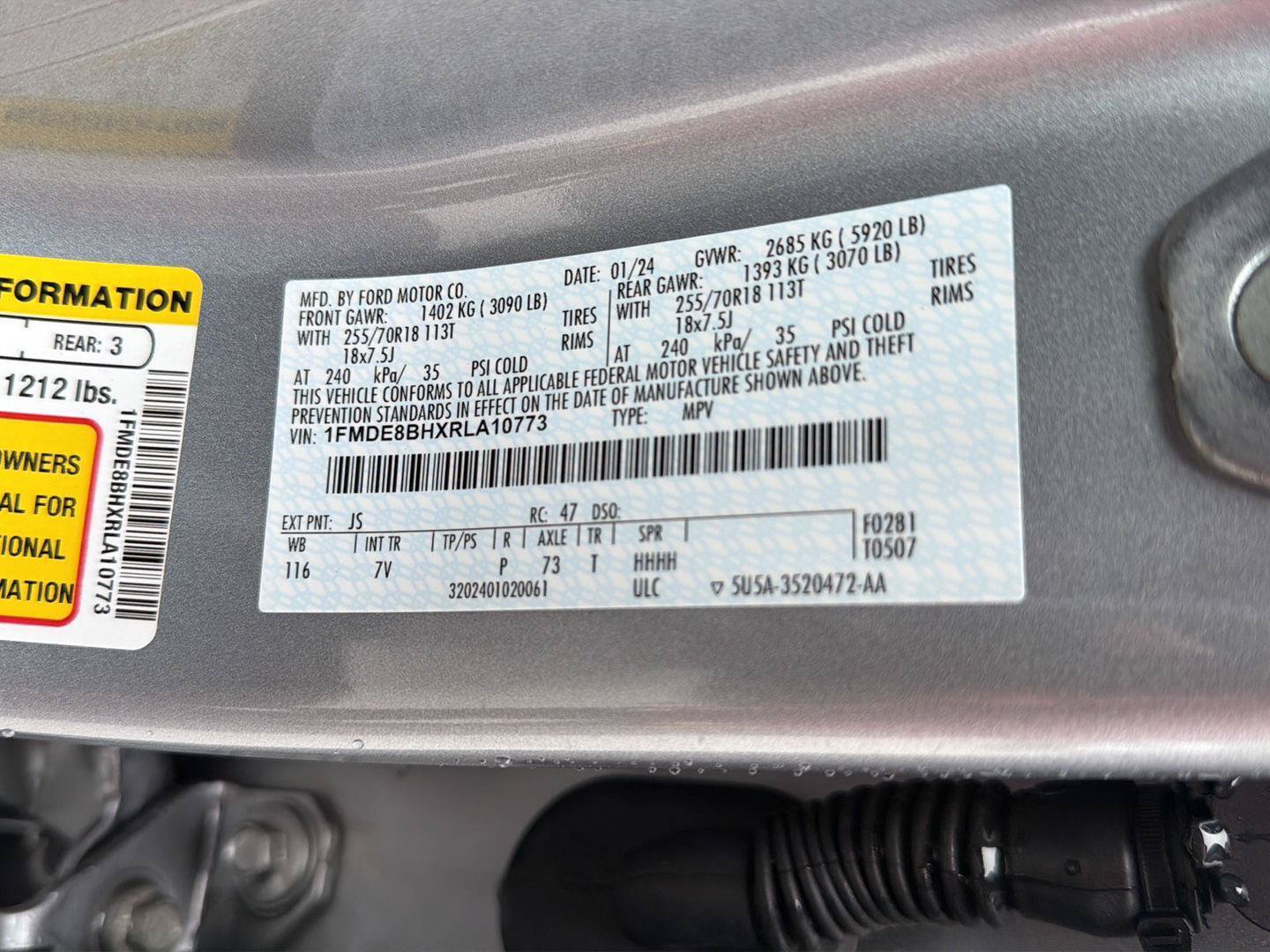 Certified 2024 Ford Bronco Outer Banks AWD/4WD image 43