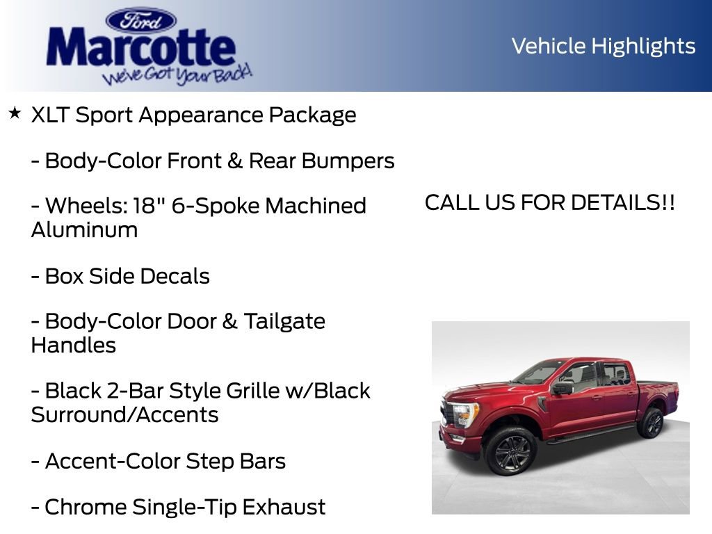 Certified 2021 Ford F150 XLT w/ Equipment Group 302A High AWD/4WD image 37