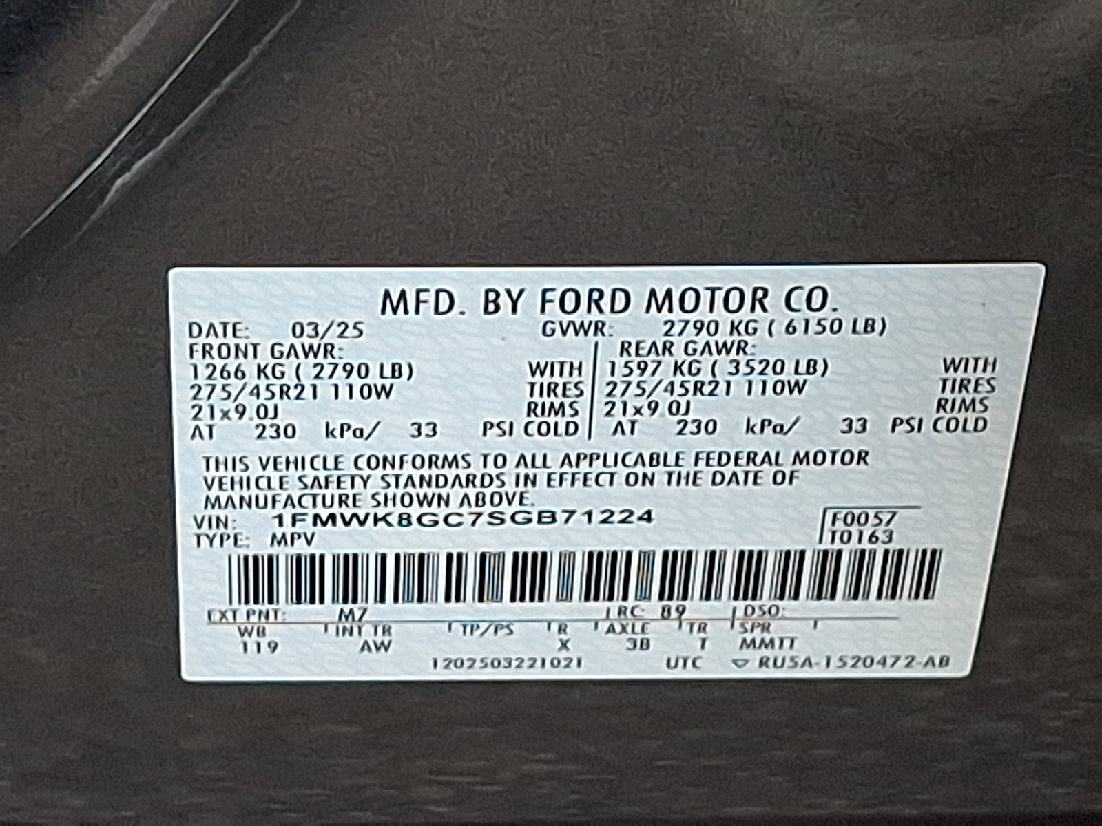 Certified 2025 Ford Explorer ST w/ Sun And Sound Package AWD/4WD image 26