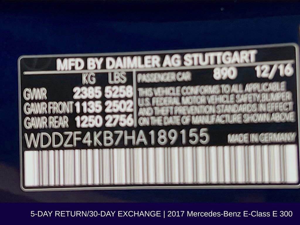 Used 2017 Mercedes-Benz E 300 4MATIC image 37