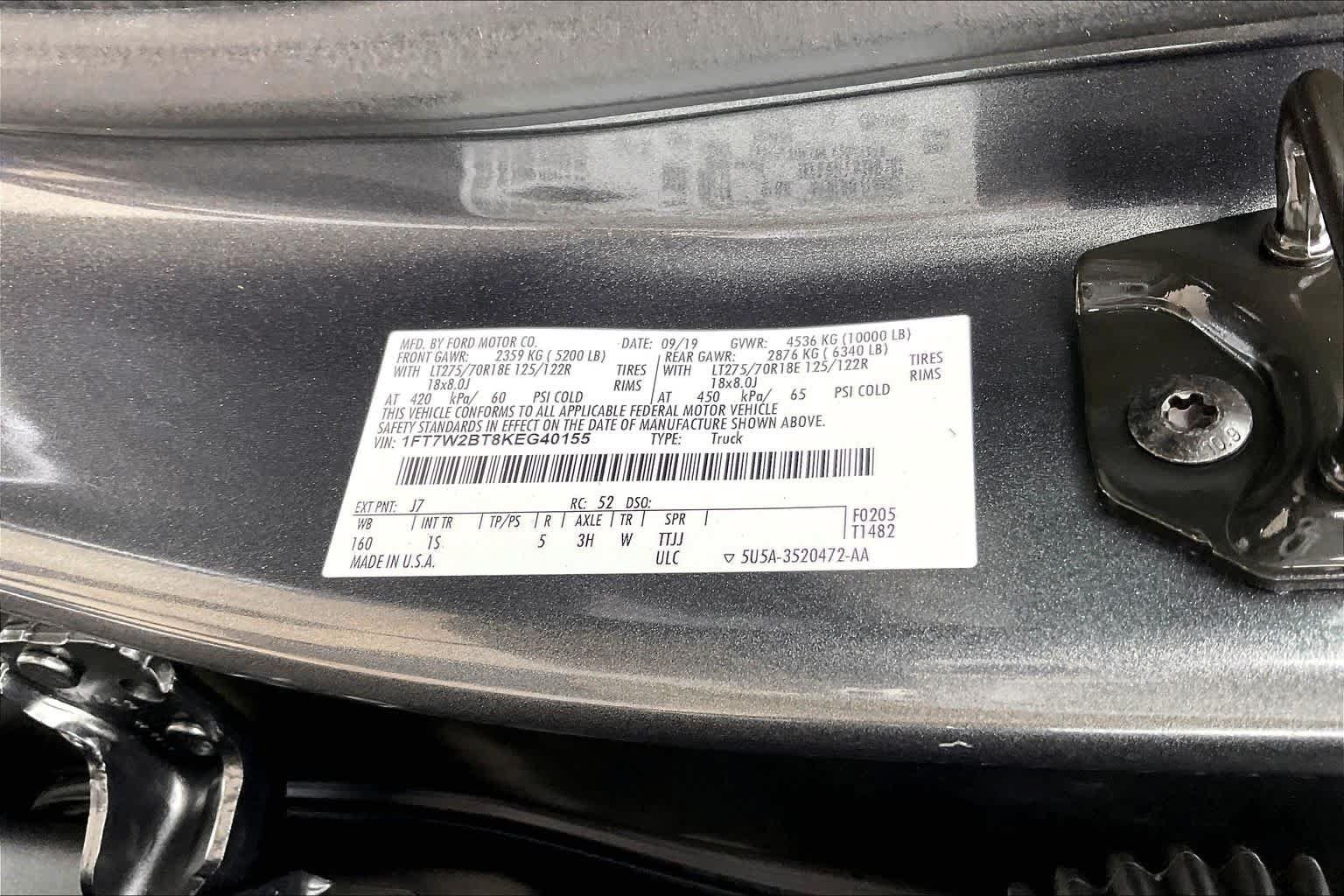 Certified 2019 Ford F250 XL w/ STX Appearance Package AWD/4WD image 33