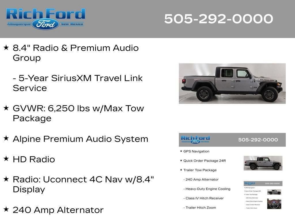 Used 2021 Jeep Gladiator Rubicon AWD/4WD image 48