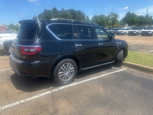Used 2021 Nissan Armada SL w/ Captain's Chairs Package AWD/4WD image 2