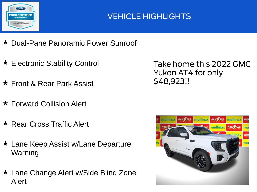 Used 2022 GMC Yukon AT4 AWD/4WD image 19