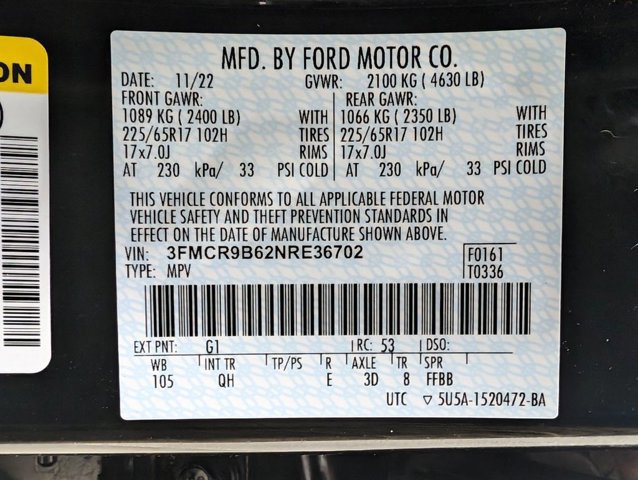 Certified 2022 Ford Bronco Sport Big Bend w/ Convenience Package image 9