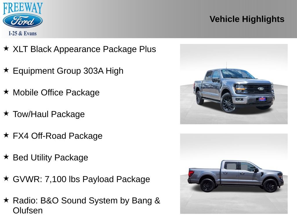 Certified 2025 Ford F150 XLT w/ Equipment Group 303A High AWD/4WD image 4
