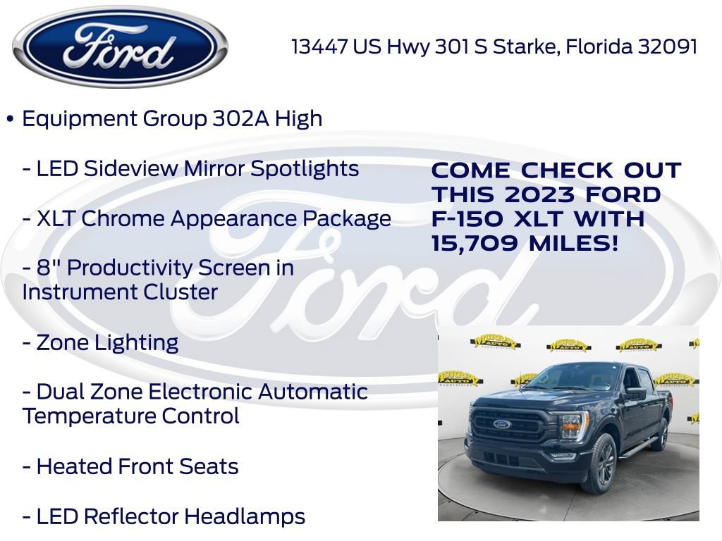 Certified 2023 Ford F150 XLT w/ Equipment Group 302A High AWD/4WD image 22