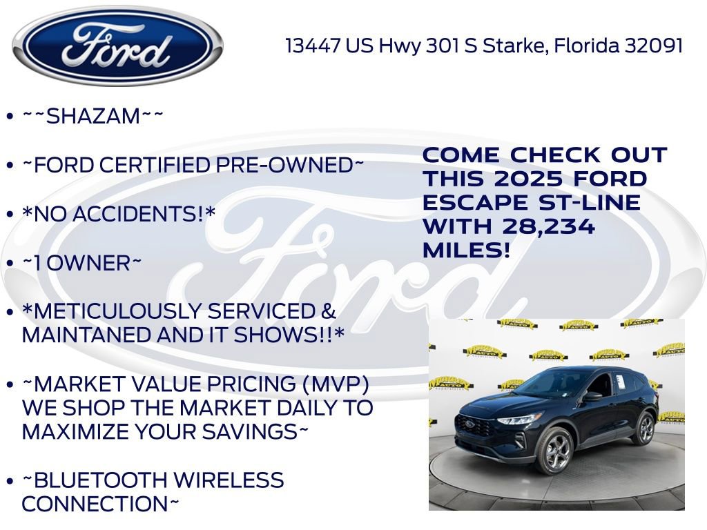 Certified 2025 Ford Escape ST-Line AWD/4WD image 6