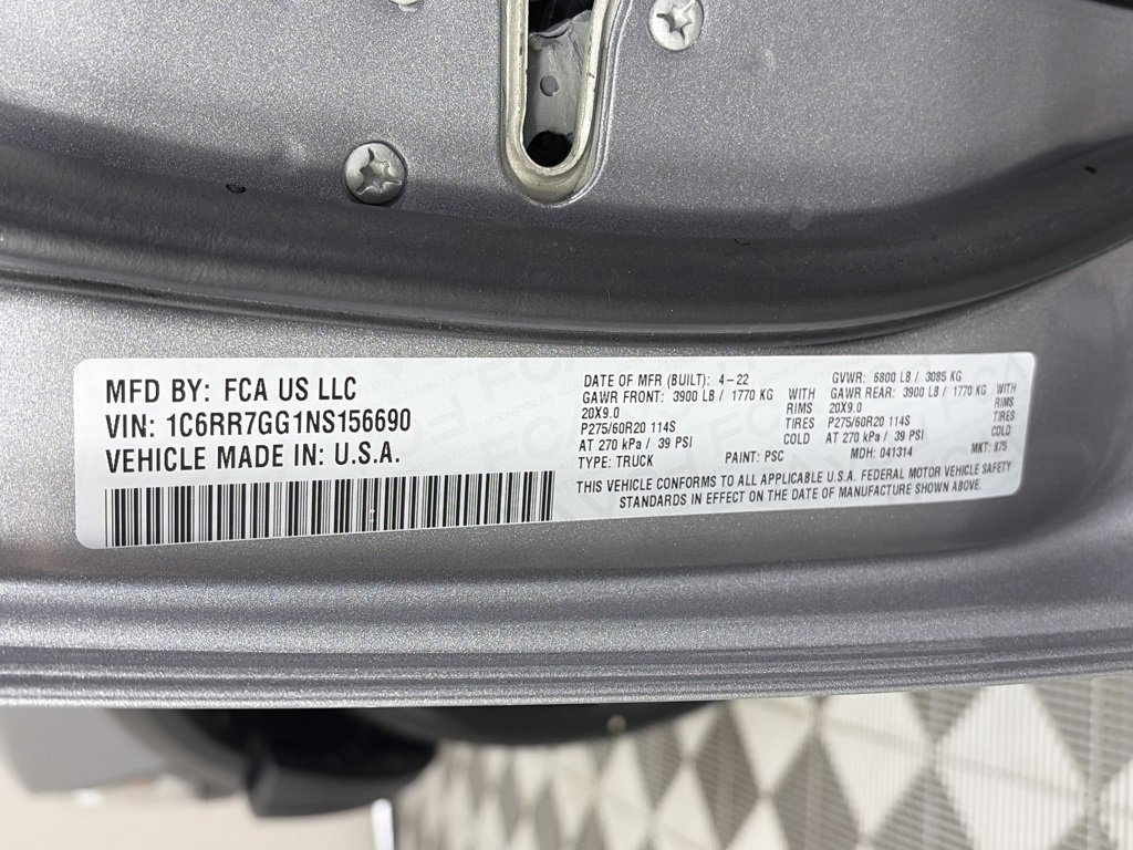 Used 2022 RAM 1500 Classic Warlock w/ Protection Group image 9