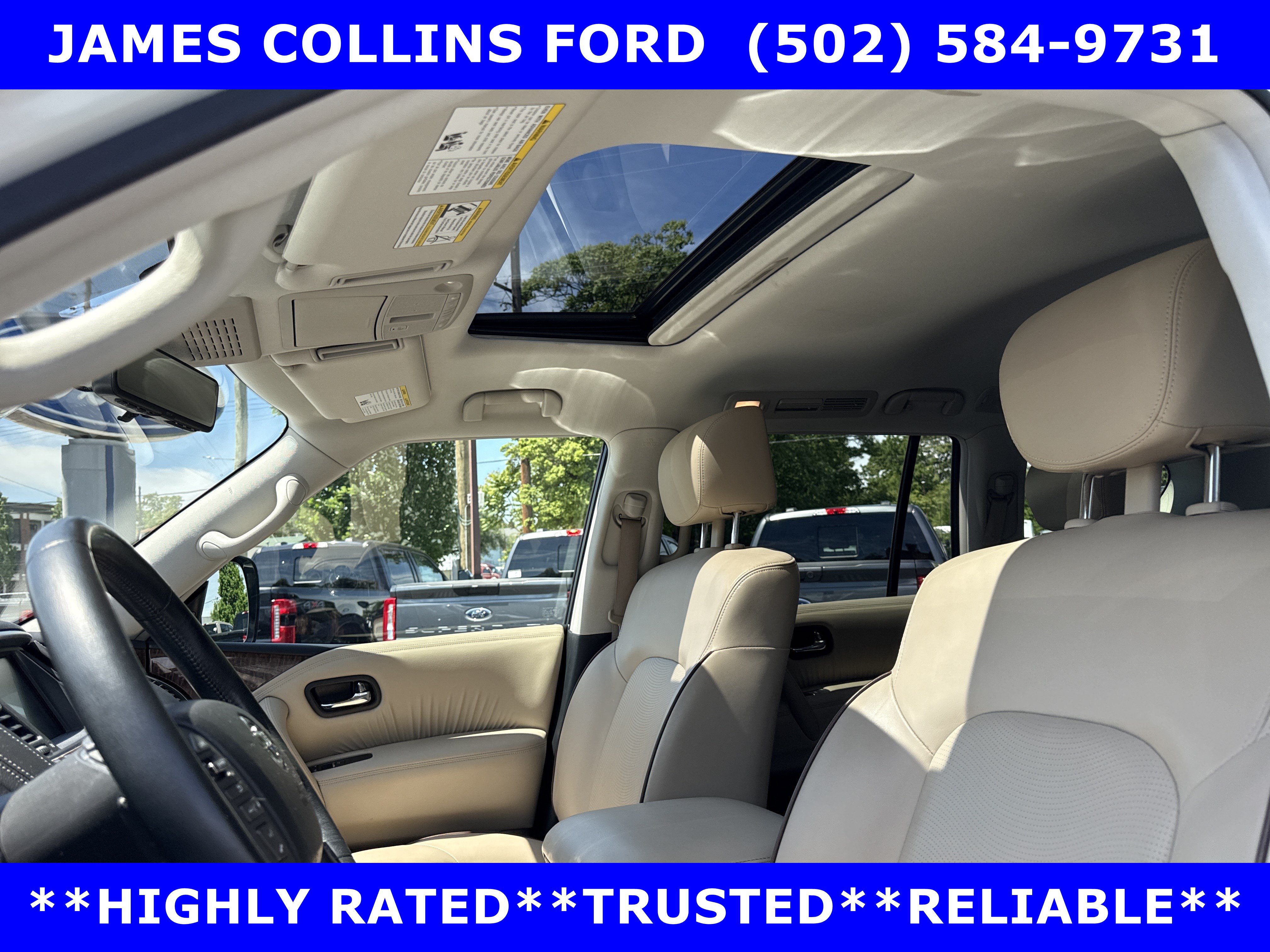 Used 2019 Nissan Armada Platinum w/ Captain's Chairs Package AWD/4WD image 12