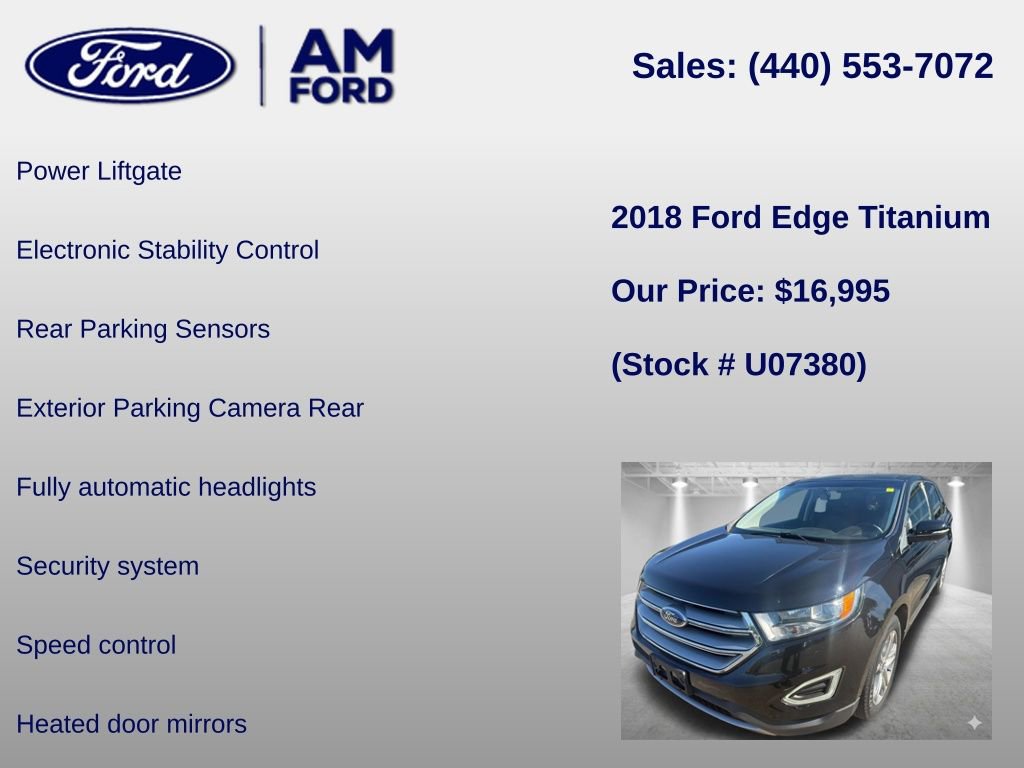Certified 2018 Ford Edge Titanium AWD/4WD image 12