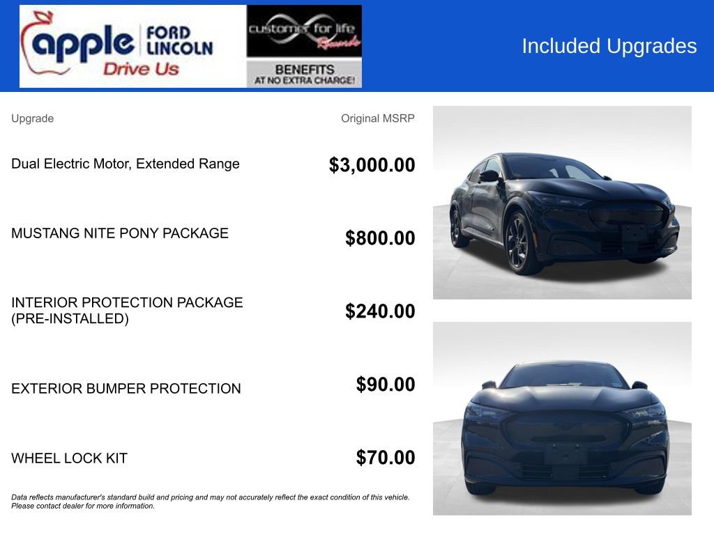Certified 2023 Ford Mustang Mach-E Premium w/ Mustang Nite Pony Package AWD/4WD image 4